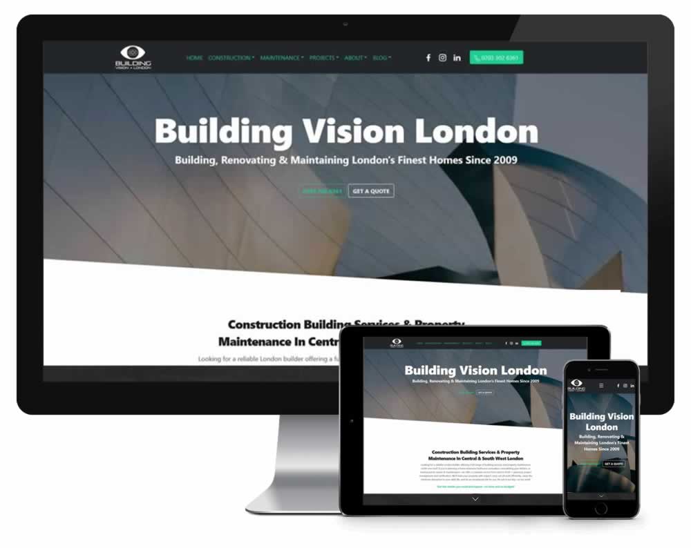 building vision london mockup