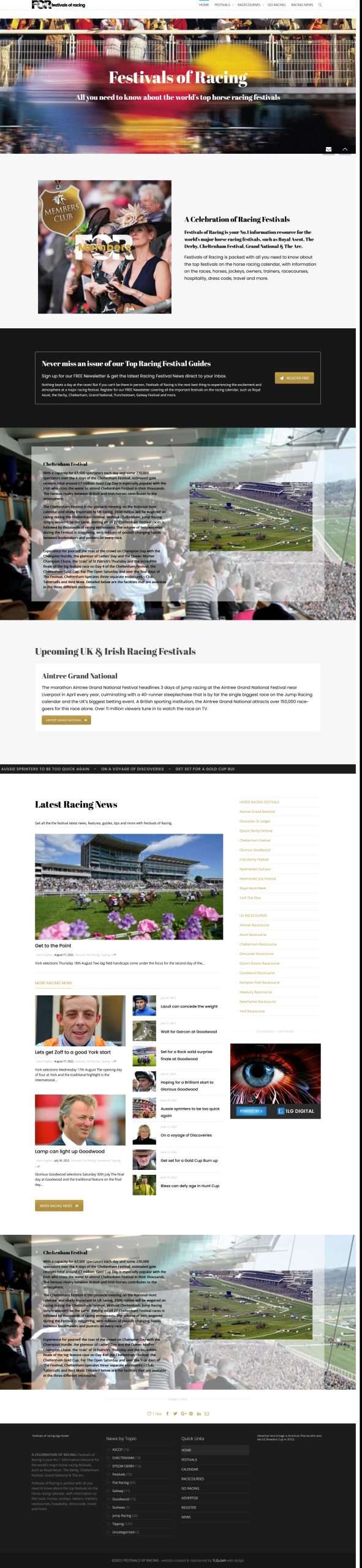 festivals racing fulscreen