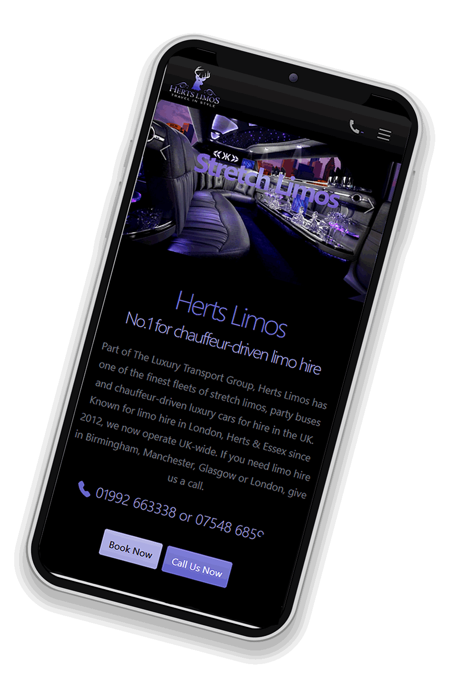 hertslimos.com after